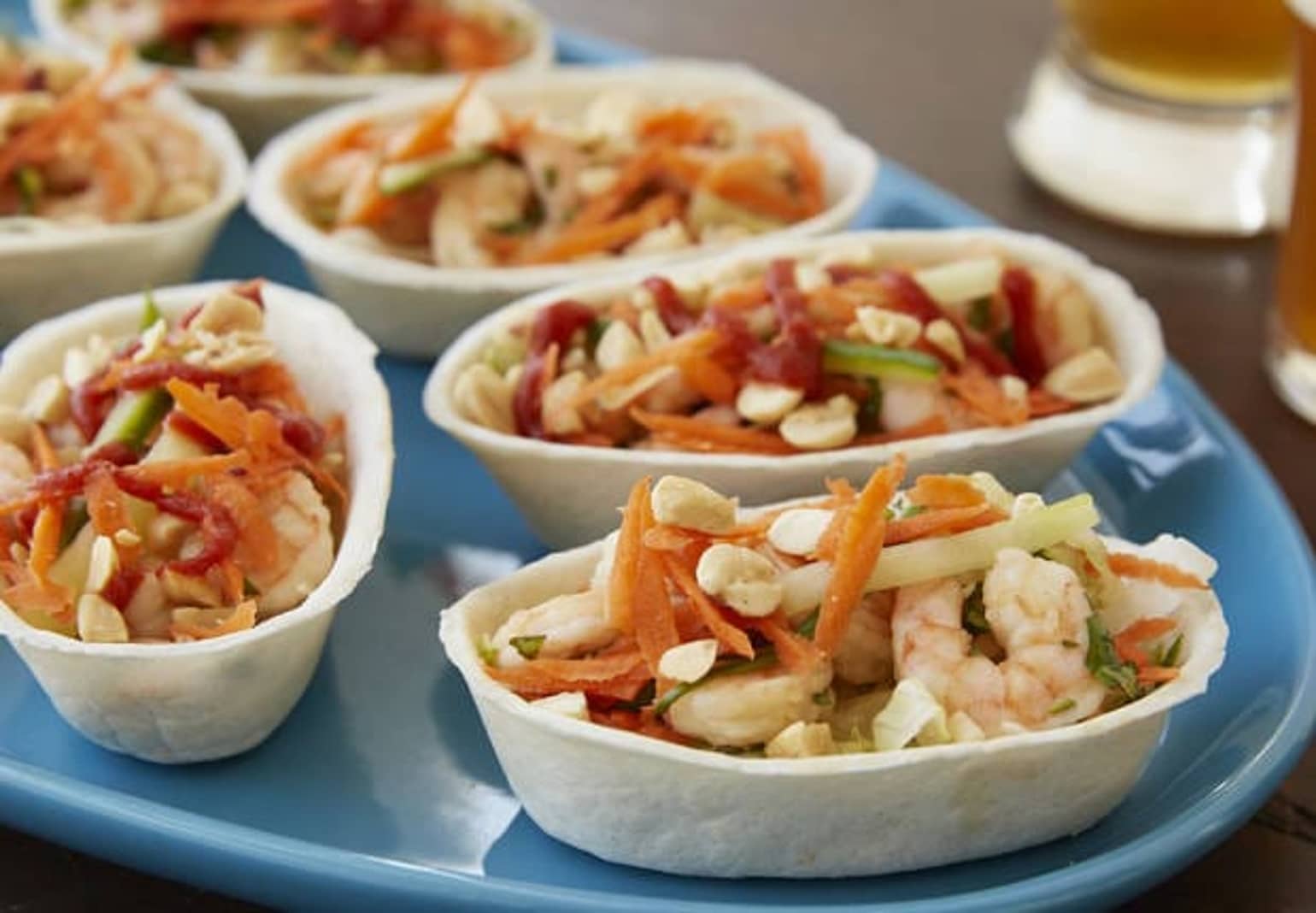 Shrimp Spring Roll Mini Taco Bowls™